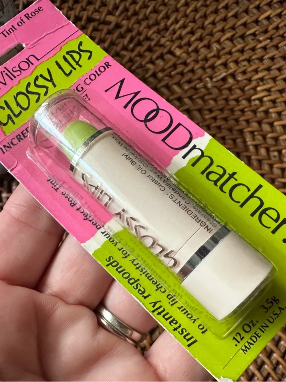 Fran Wilson Vintage 1980 Glossy Lips Mood Matcher Tint of Rose Sealed Package